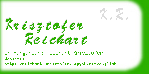 krisztofer reichart business card